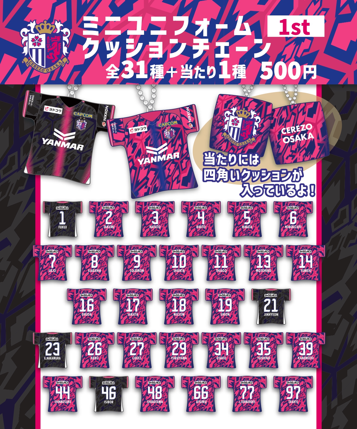 スタジアムでのグッズ販売のご案内 | セレッソ大阪オフィシャルウェブ